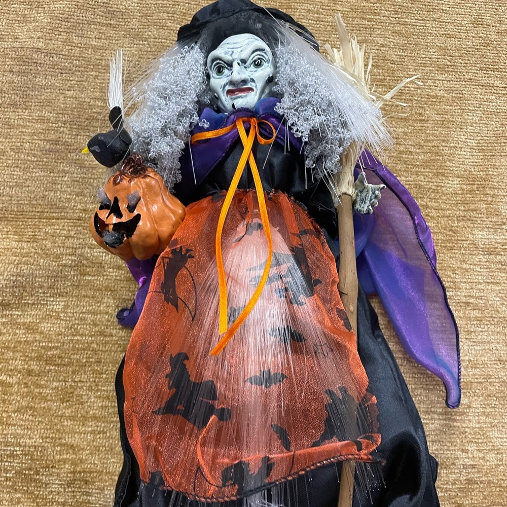 Creative Design free standing fiber optic witch🧙‍♀️